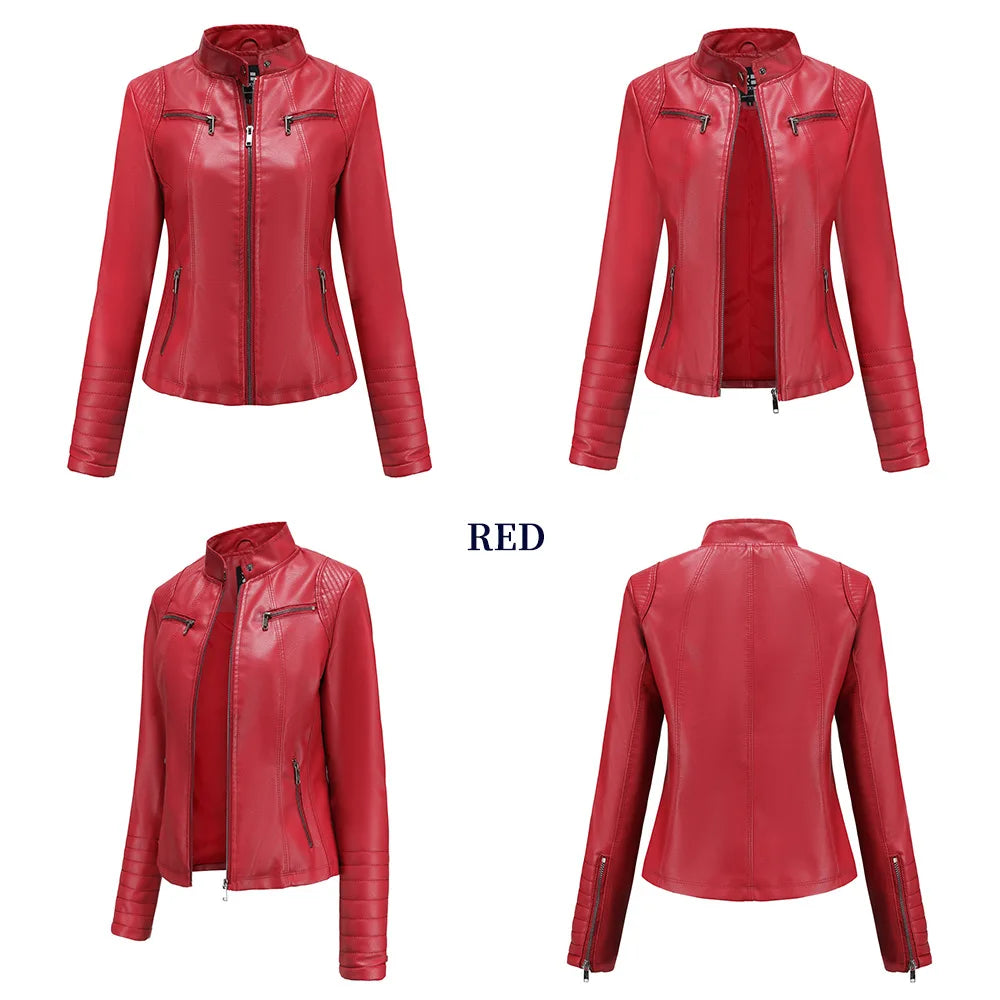 Alisha Anton Slim Leather Jacket