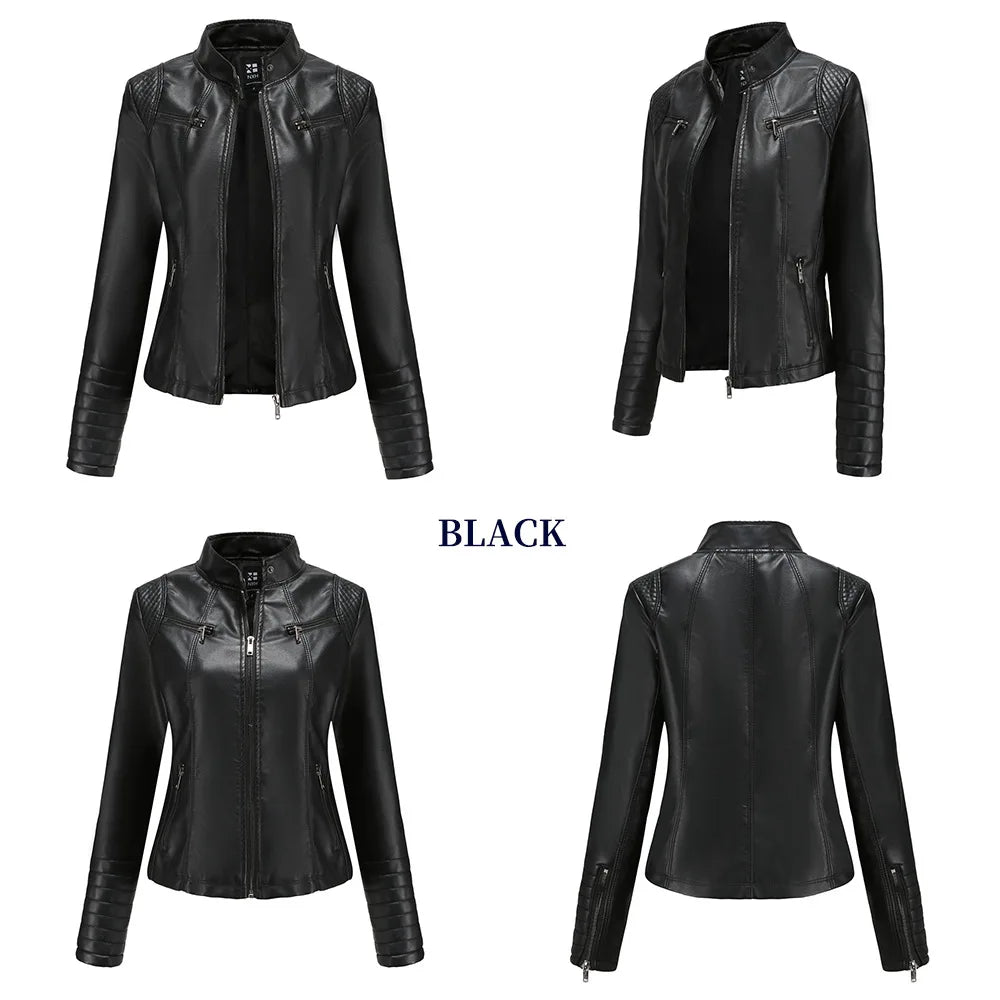 Alisha Anton Slim Leather Jacket