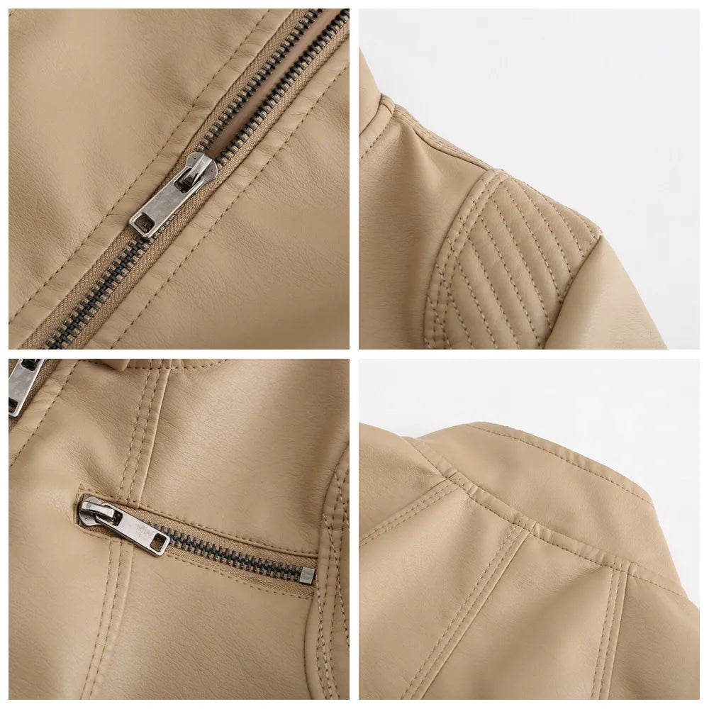 Alisha Anton Slim Leather Jacket