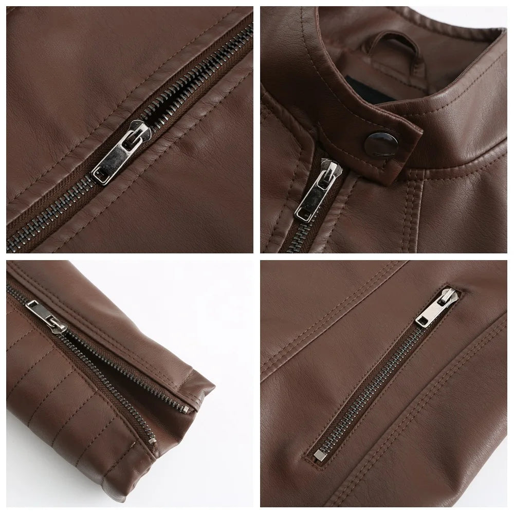Alisha Anton Slim Leather Jacket