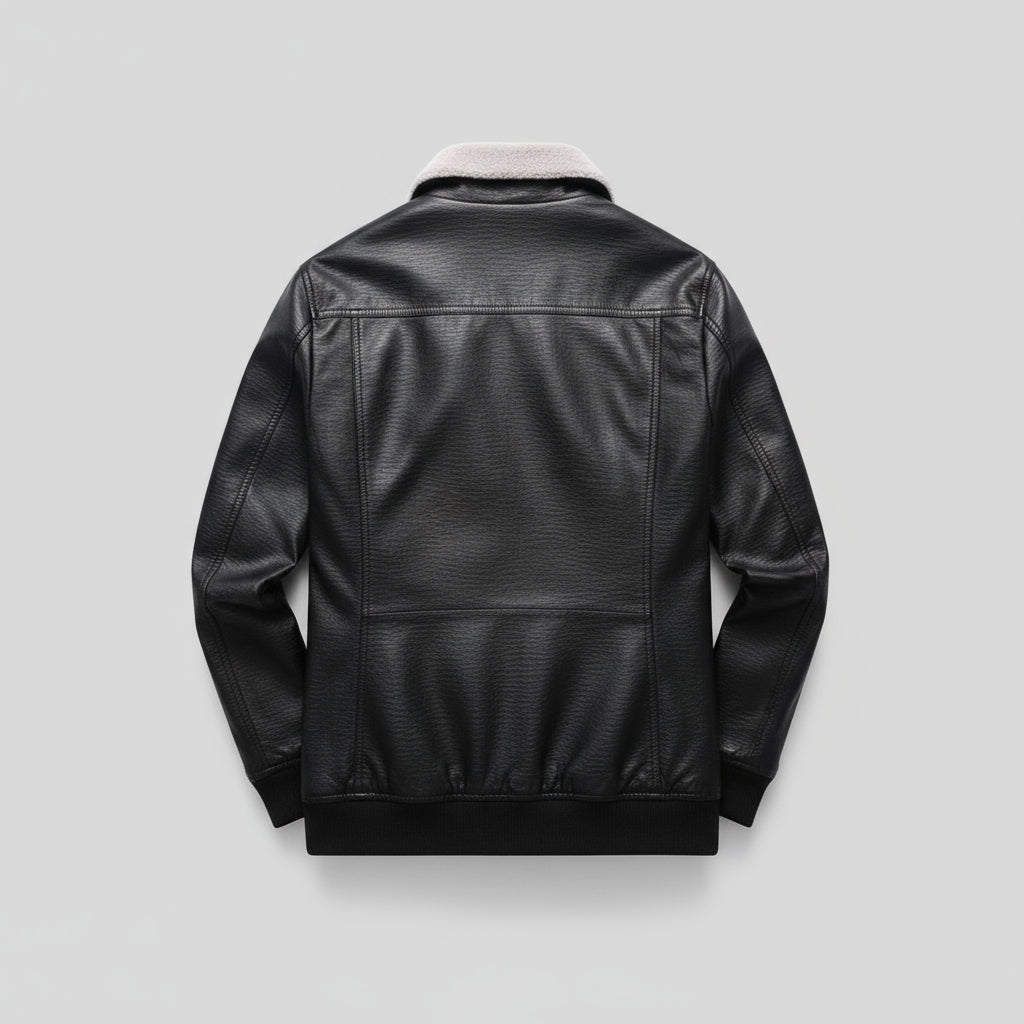 Choppers Warm Motorcycle Leather Bomber
