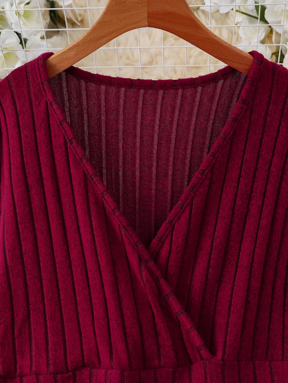 Vanessa V-Neck Sexy Sweater Dress