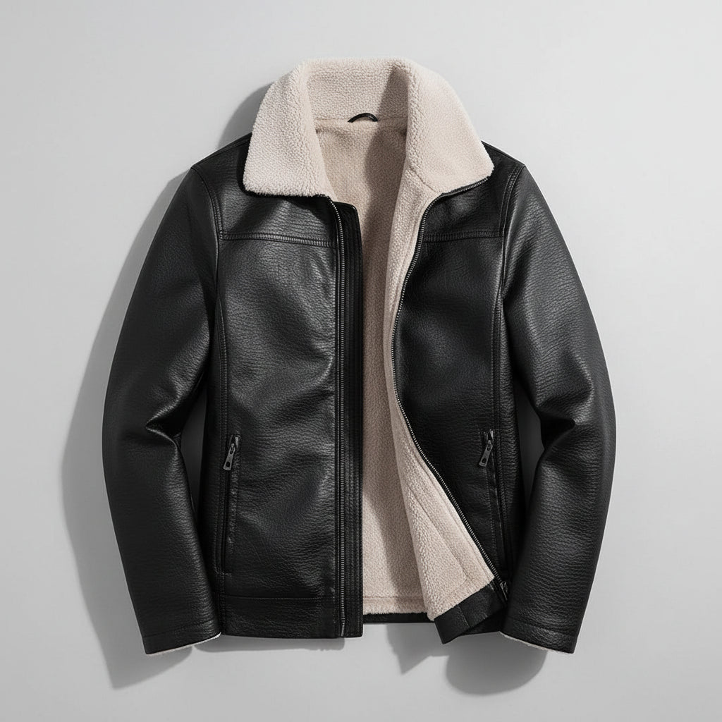 Choppers Warm Motorcycle Leather Bomber