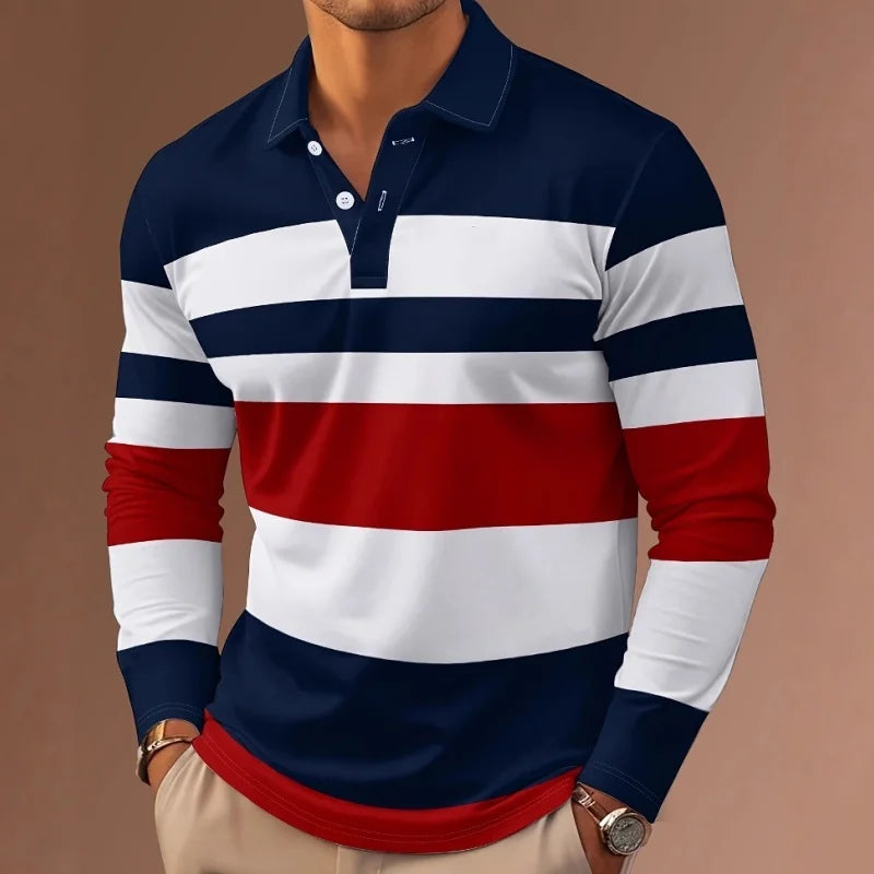 Parker Men's Polo Rugby Sport Shirt
