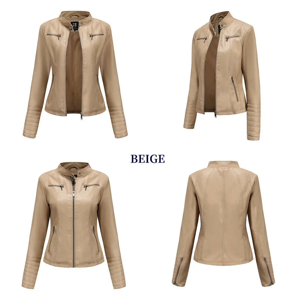 Alisha Anton Slim Leather Jacket