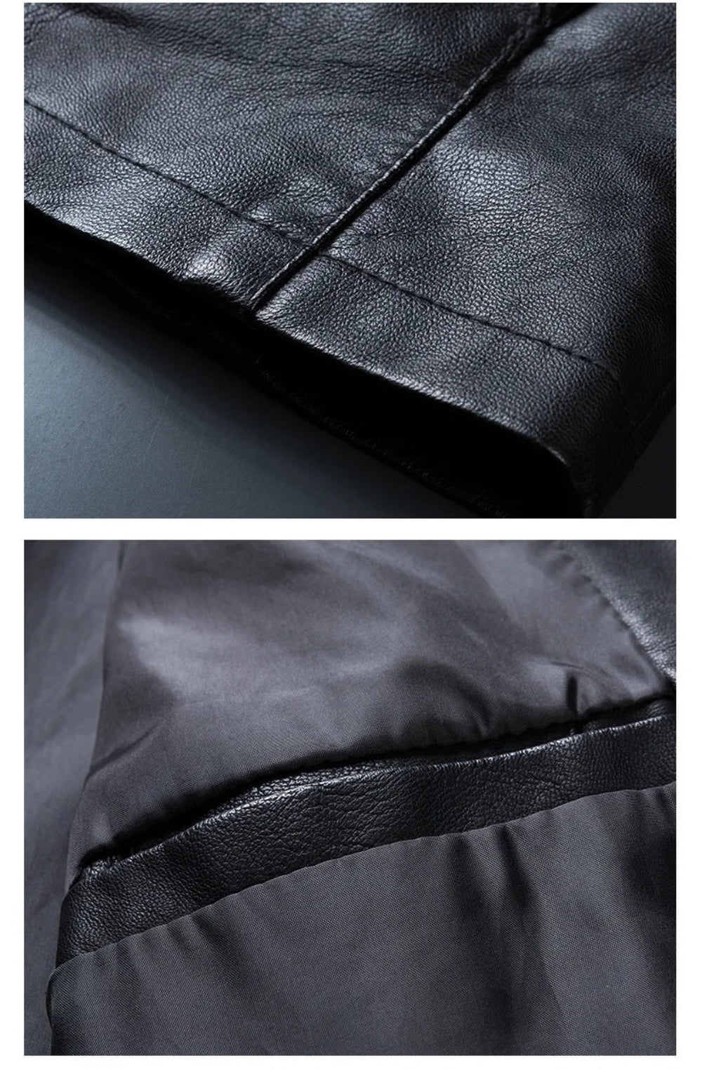 Luka Leather Motorcycle Jacket Plus Size