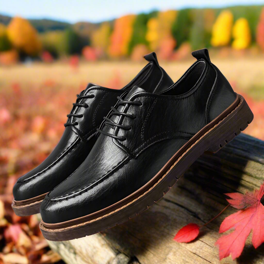 Garrett Genuine Men’s Leather Work Boots