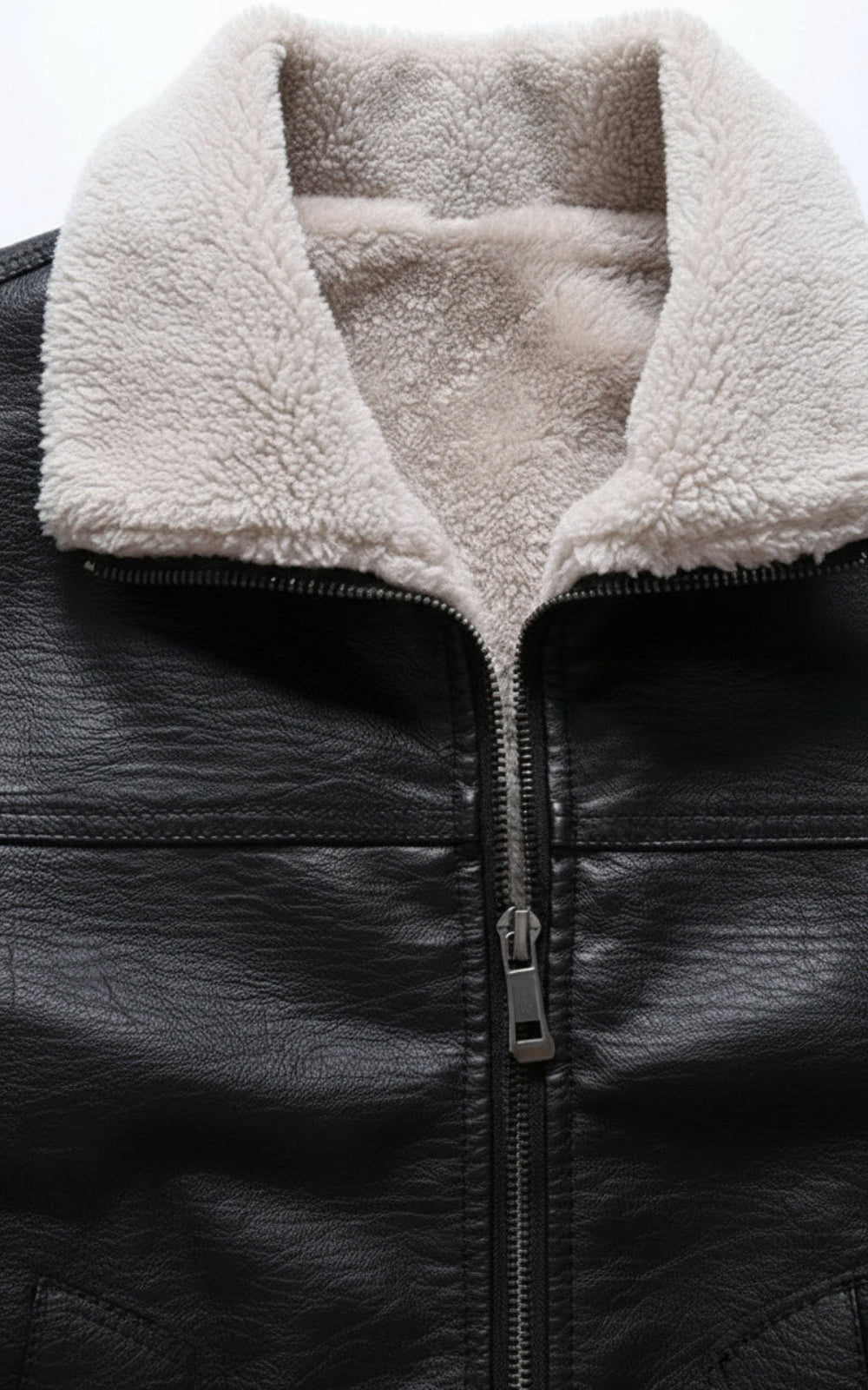 Choppers Warm Motorcycle Leather Bomber