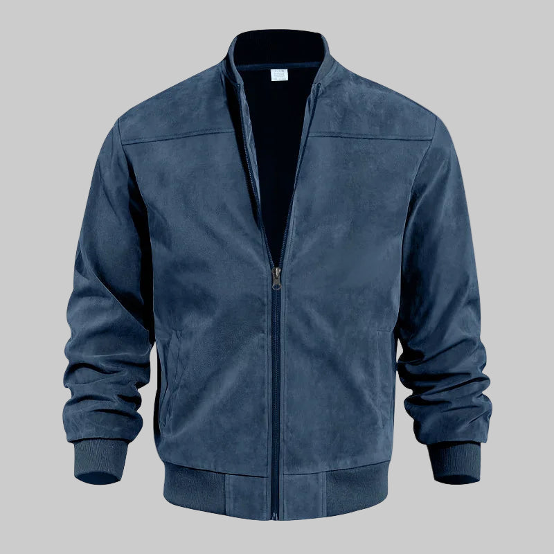 Spencer Suede Solid Color Men's Jacket