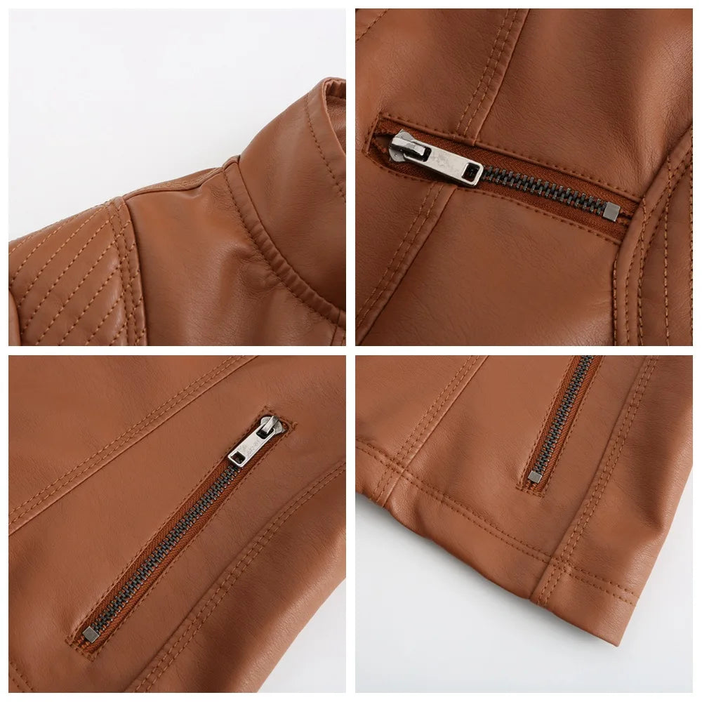 Alisha Anton Slim Leather Jacket