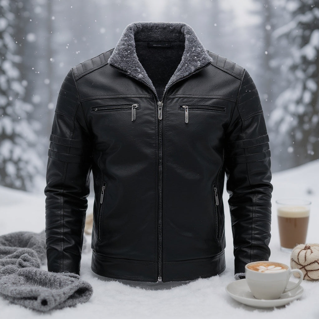 Choppers Leather Bomber