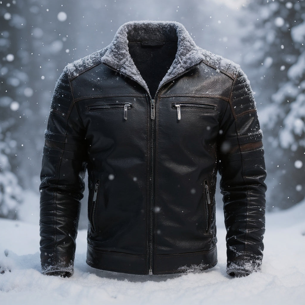 Choppers Leather Bomber