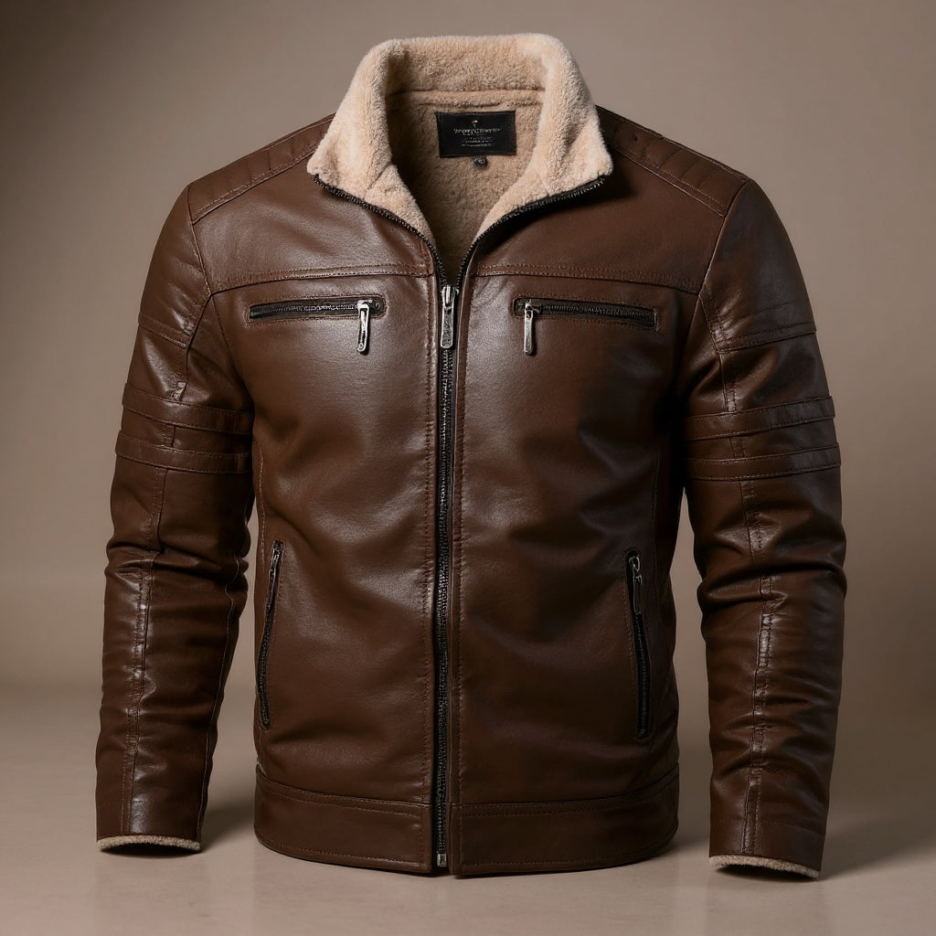Choppers Leather Bomber