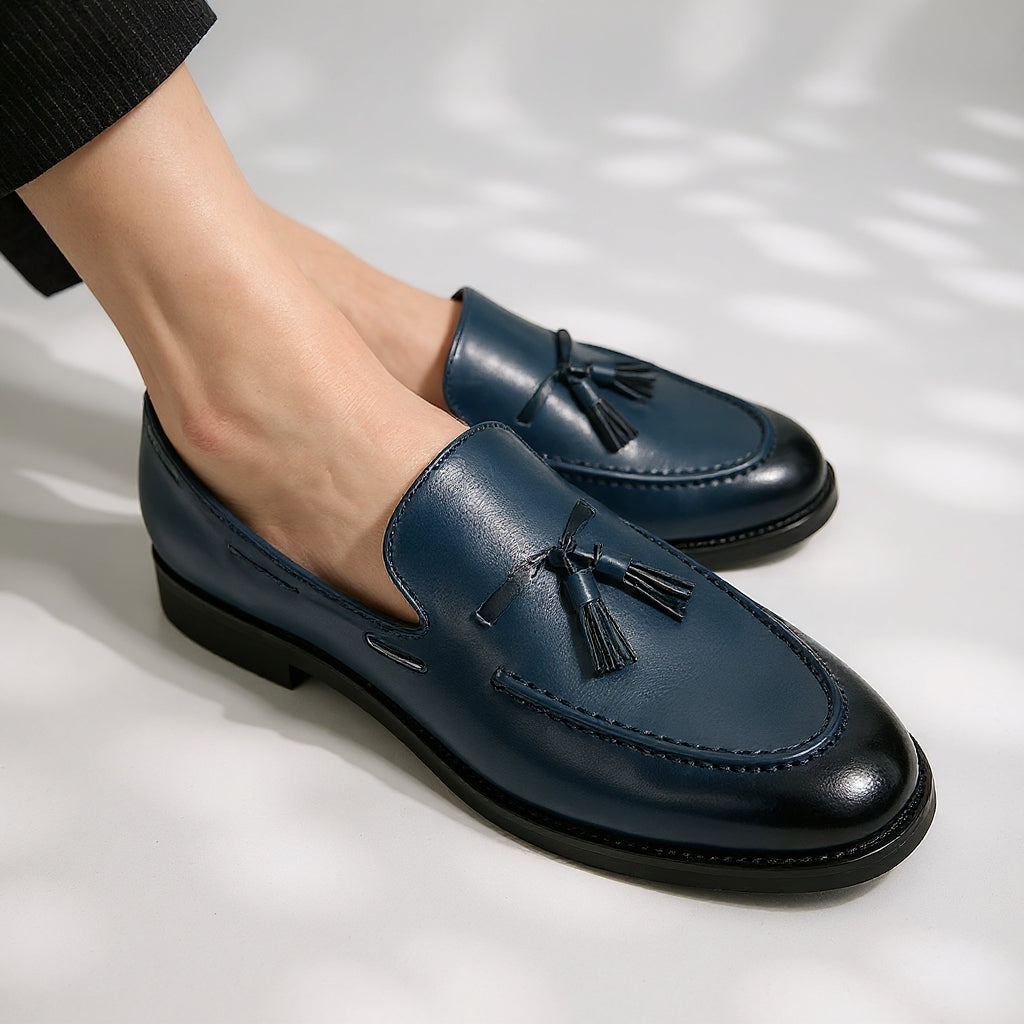 Tarenti Tassel Leather Loafers