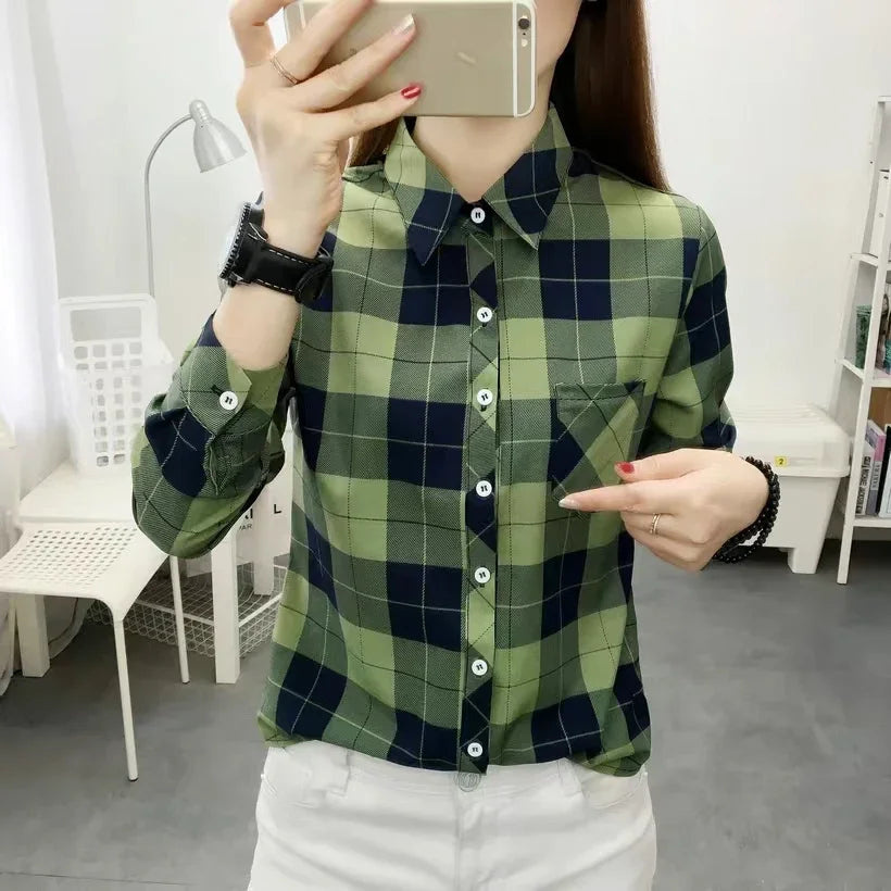 Pamela Plaid Shirt