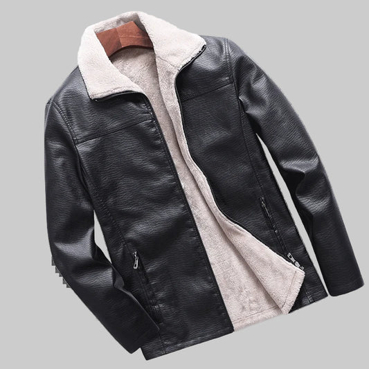 Choppers Warm Motorcycle Leather Bomber