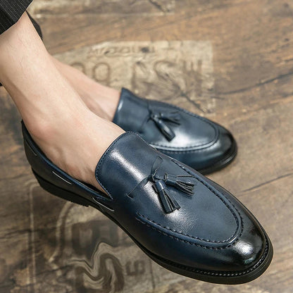 Tarenti Tassel Leather Loafers