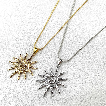 Sedona Vintage Sunburst Pendant Necklace