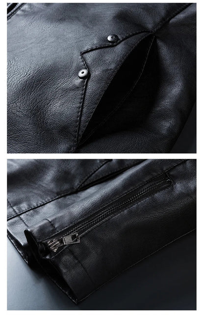 Luka Leather Motorcycle Jacket Plus Size