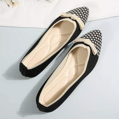 Lana Lightweight Breathable Slip-On Bowtie Flats
