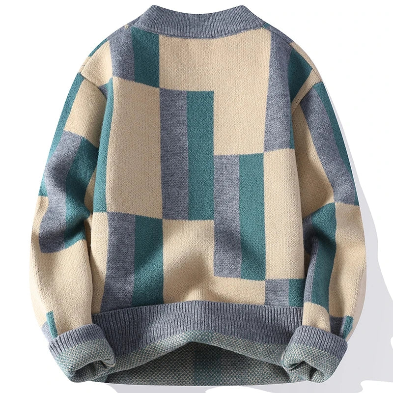 Calgary Color Block Sweater