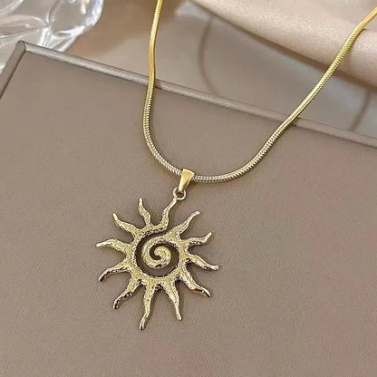 Sedona Vintage Sunburst Pendant Necklace