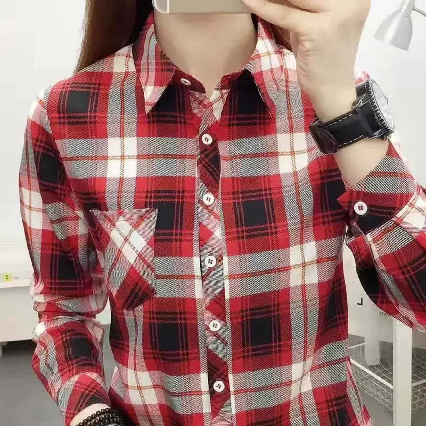 Pamela Plaid Shirt