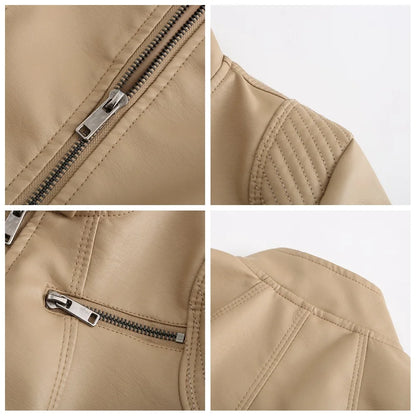 Alisha Anton Slim Leather Jacket