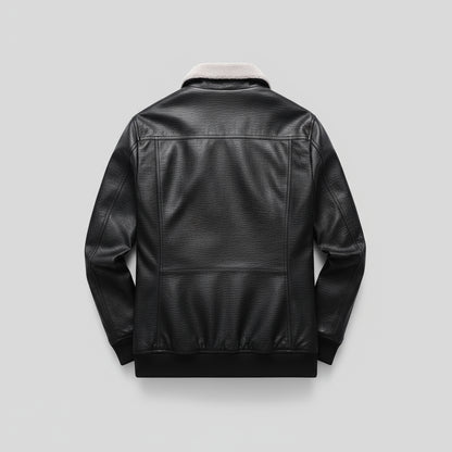 Choppers Warm Motorcycle Leather Bomber