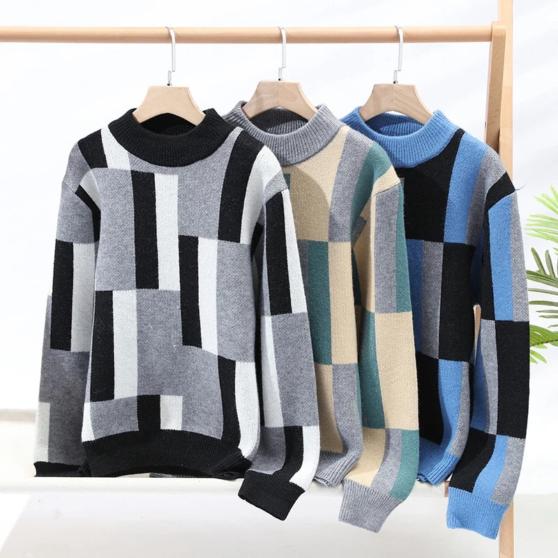 Calgary Color Block Sweater