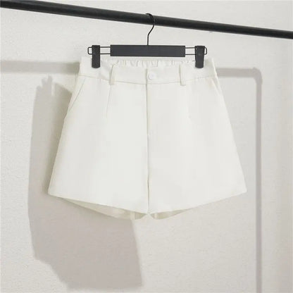 White skirt on a hanger against a white background