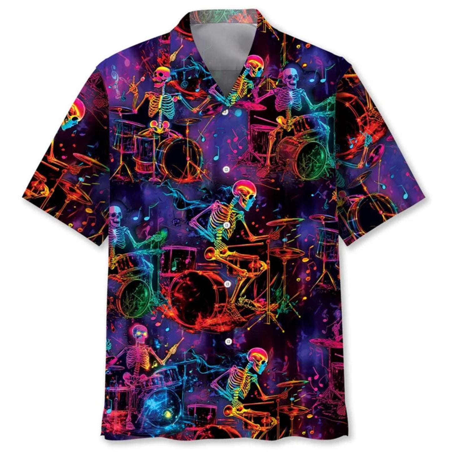 Damon Drum Hawaiian Shirt