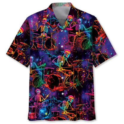 Damon Drum Hawaiian Shirt