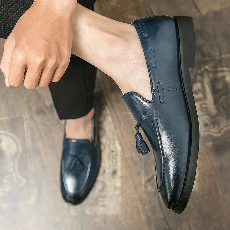 Tarenti Tassel Leather Loafers