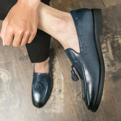 Tarenti Tassel Leather Loafers