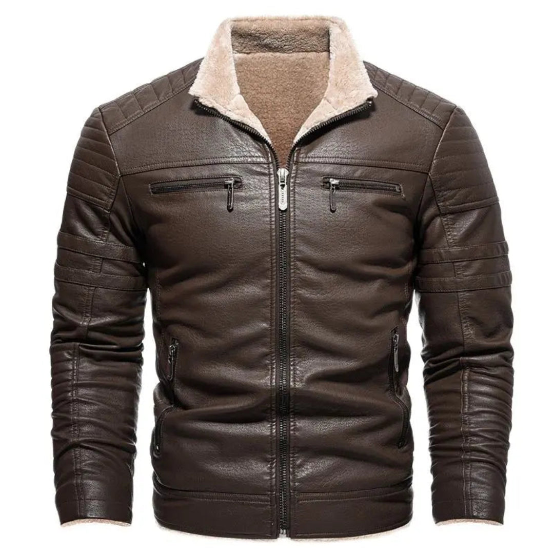 Choppers Leather Bomber