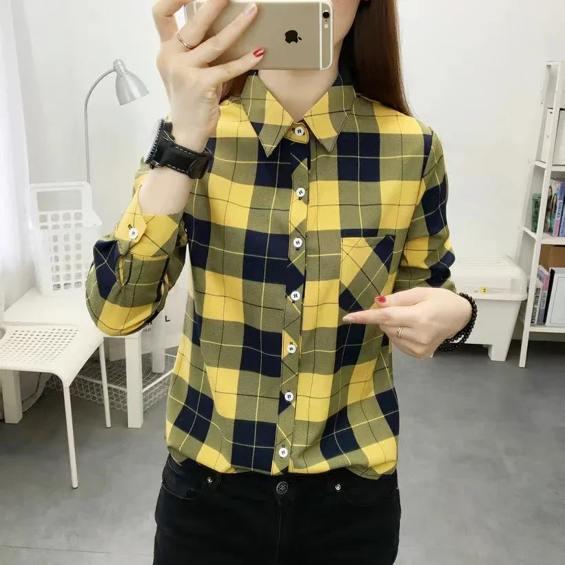Pamela Plaid Shirt