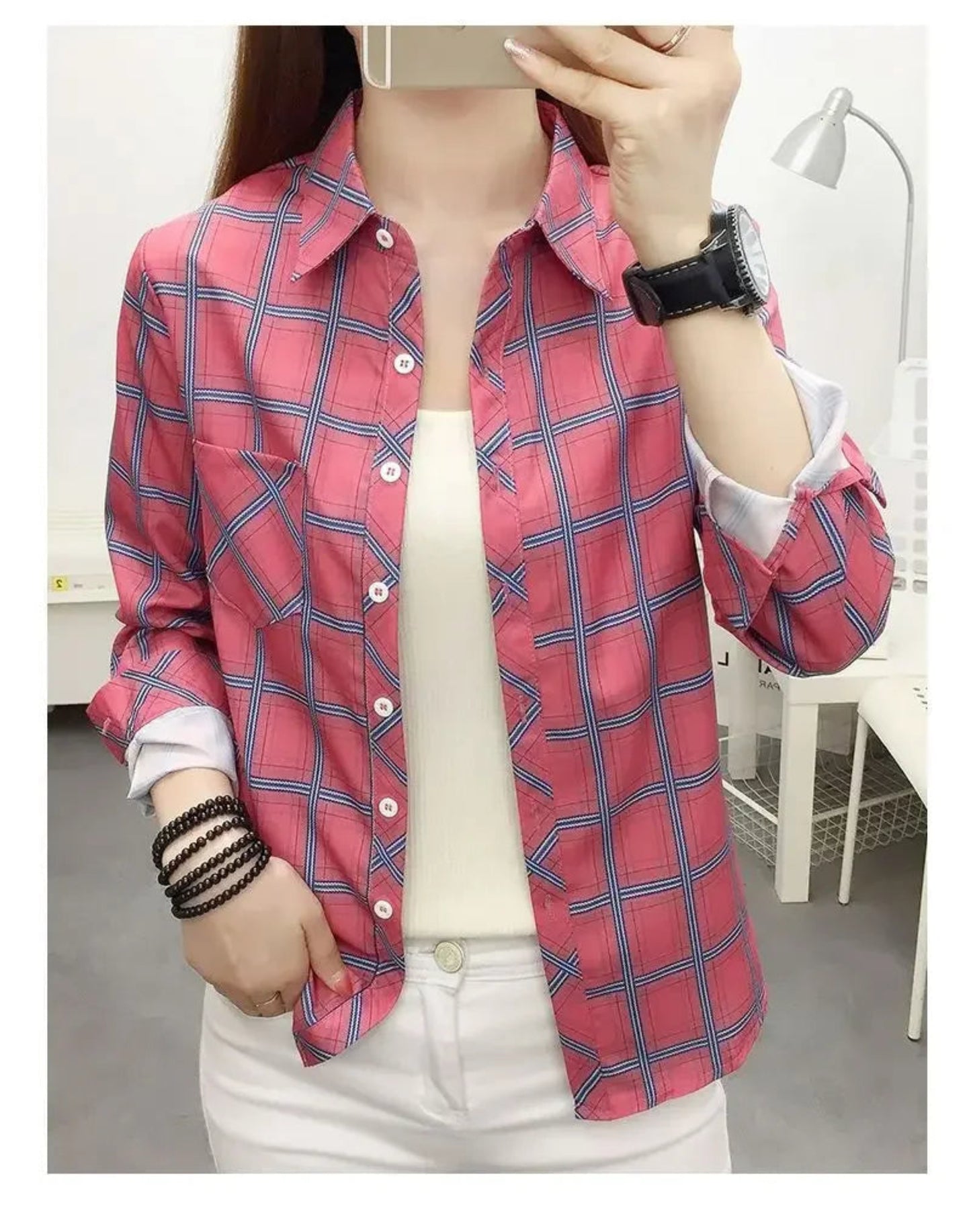 Pamela Plaid Shirt