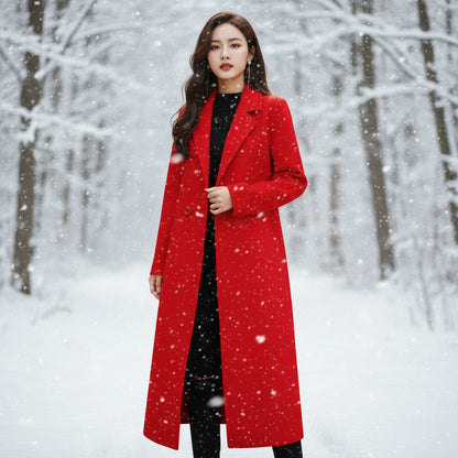 LeAnne Ladies Long Cashmere Coat