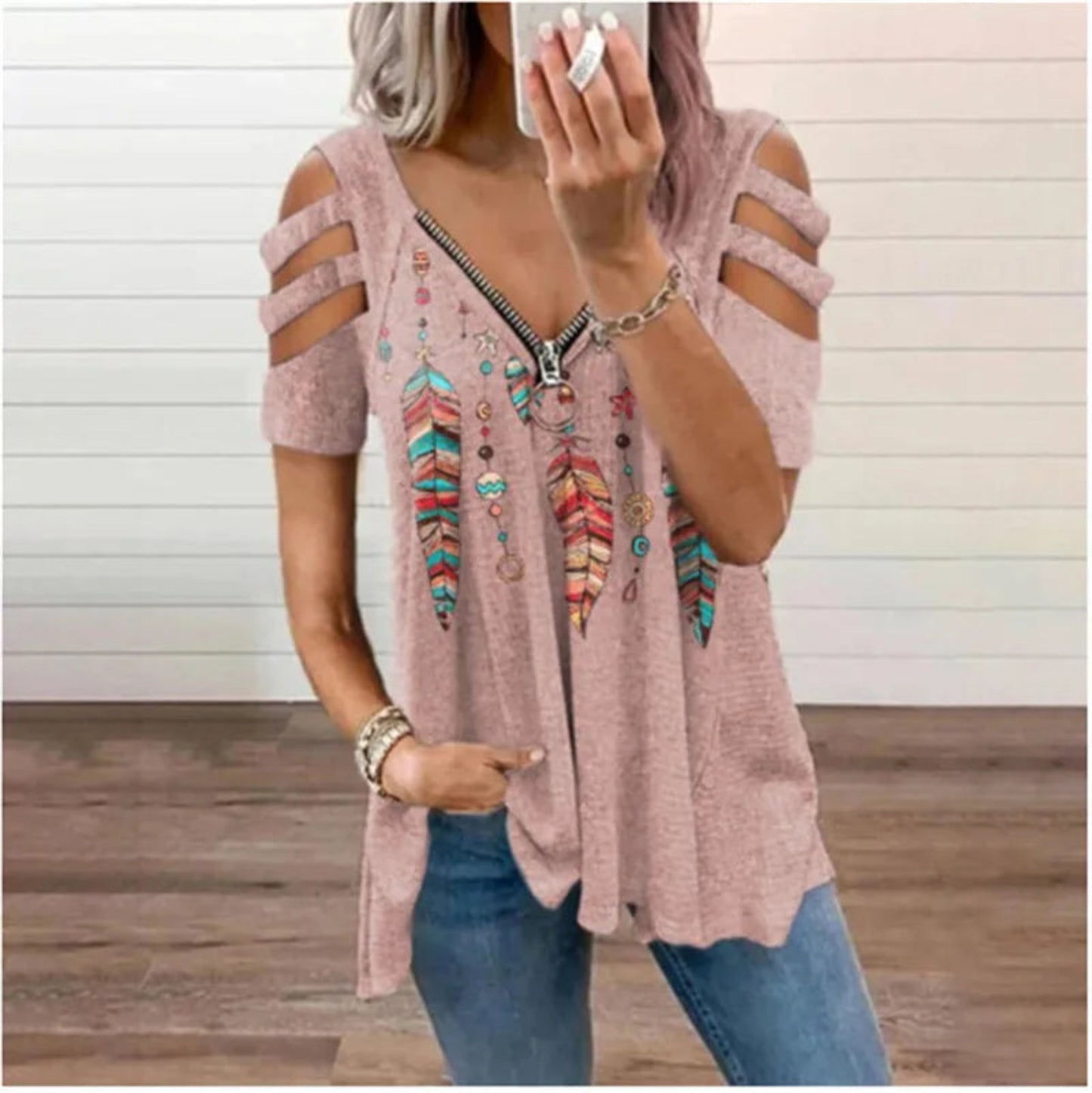 Kenna Feather Blouse
