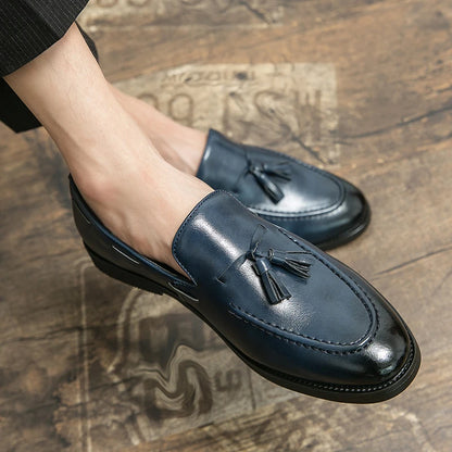 Tarenti Tassel Leather Loafers