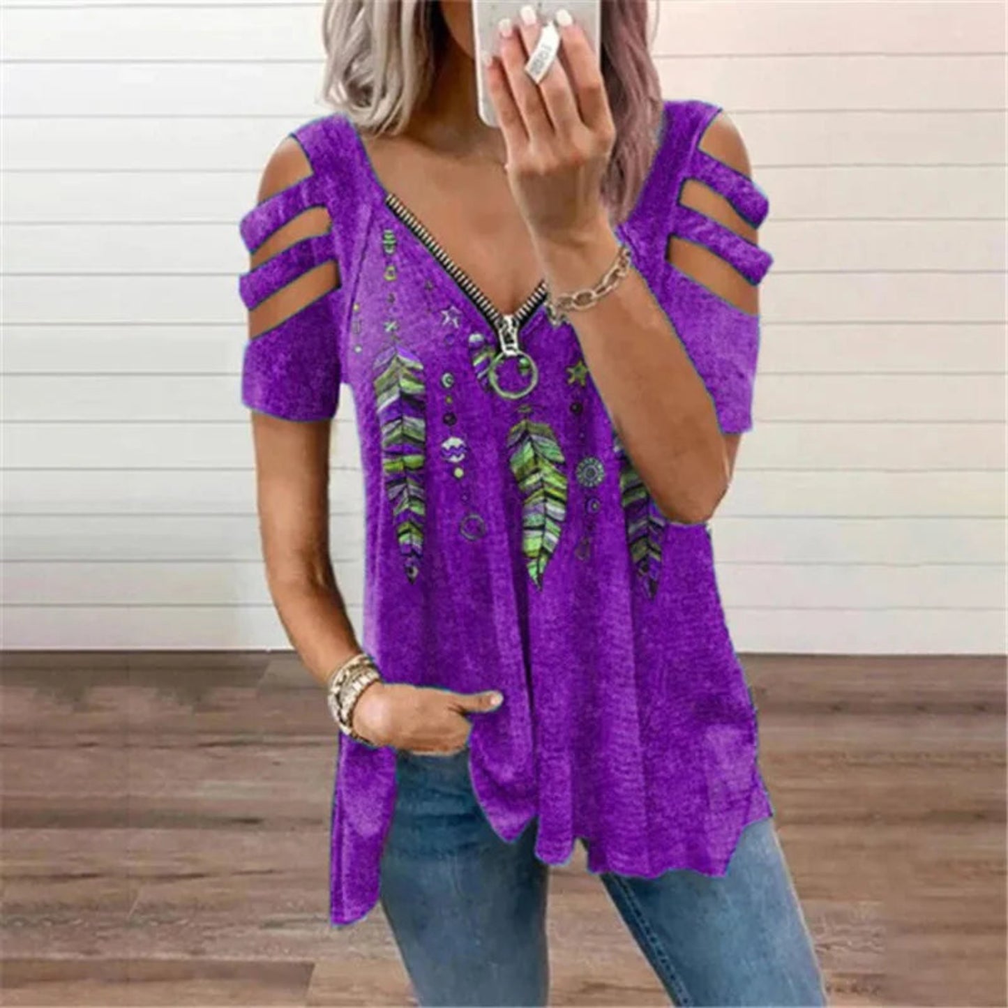 Kenna Feather Blouse