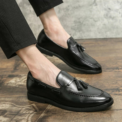 Tarenti Tassel Leather Loafers