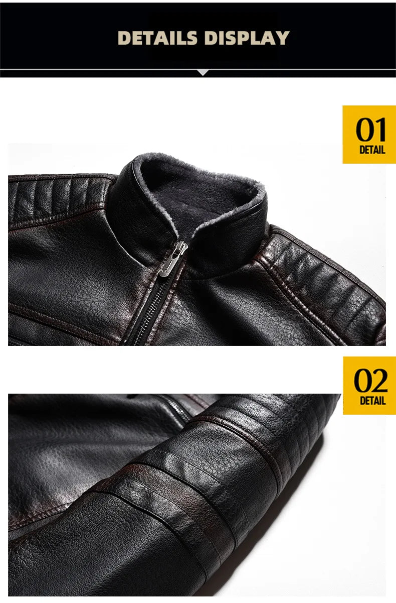 Choppers Leather Bomber