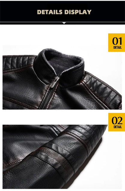 Choppers Leather Bomber