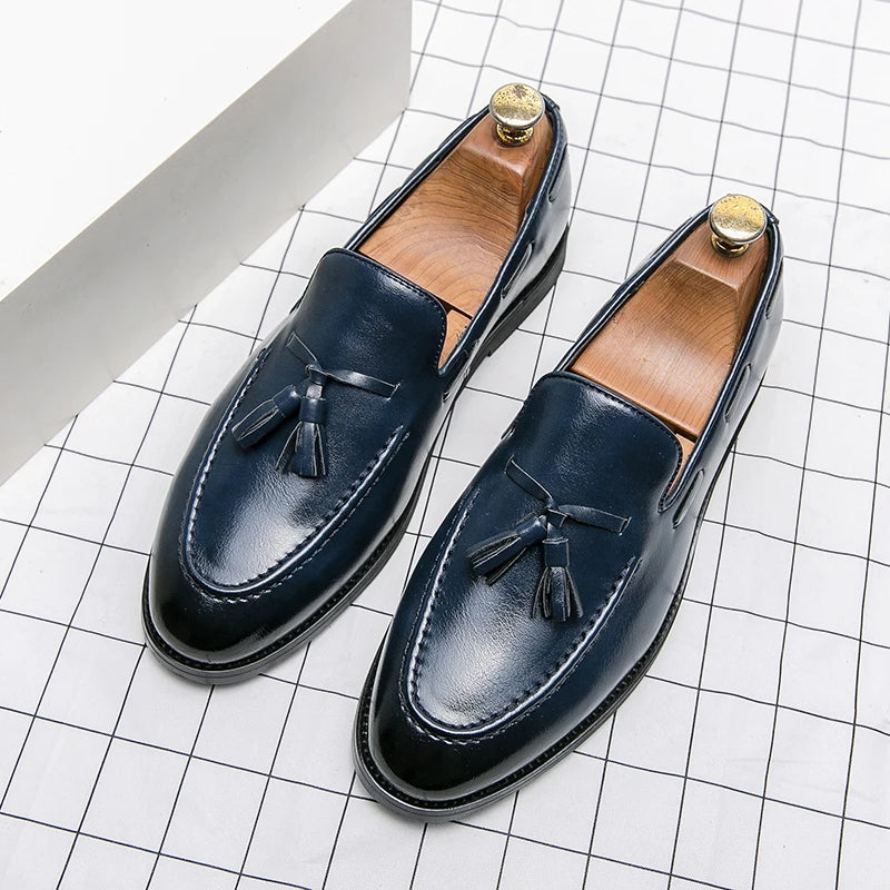 Tarenti Tassel Leather Loafers