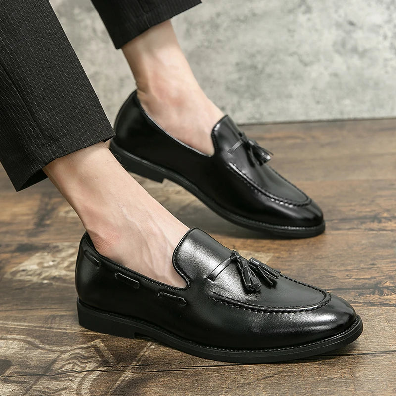 Tarenti Tassel Leather Loafers