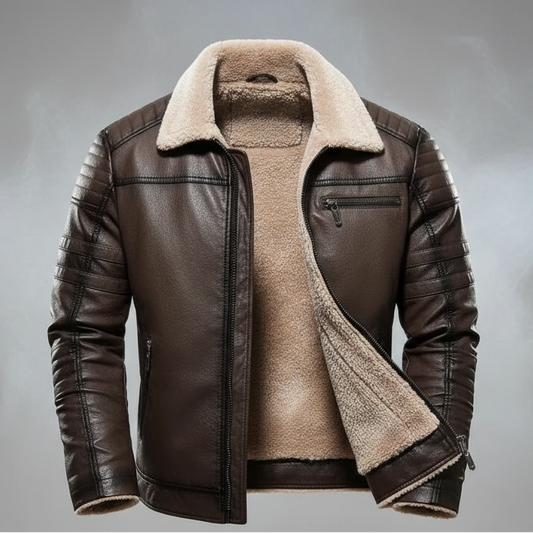 Choppers Leather Bomber