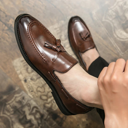 Tarenti Tassel Leather Loafers