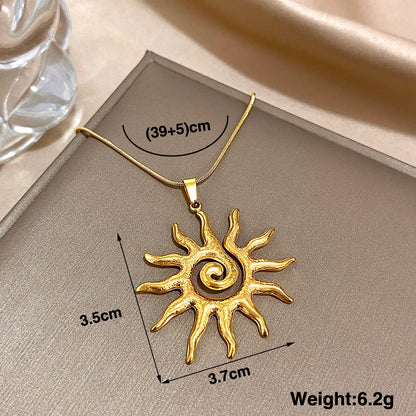 Sedona Vintage Sunburst Pendant Necklace